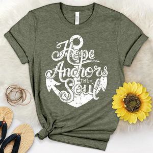 Hope Anchors Art Heathered Tee