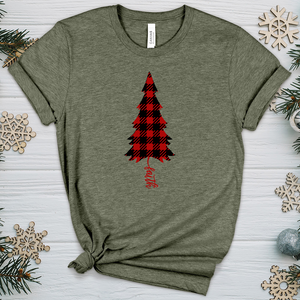 Faith Christmas Pattern Heathered Tee