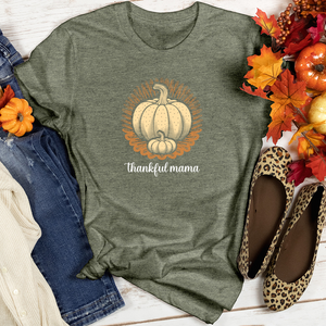 Retro Foodie Pumpkin Heathered Tee