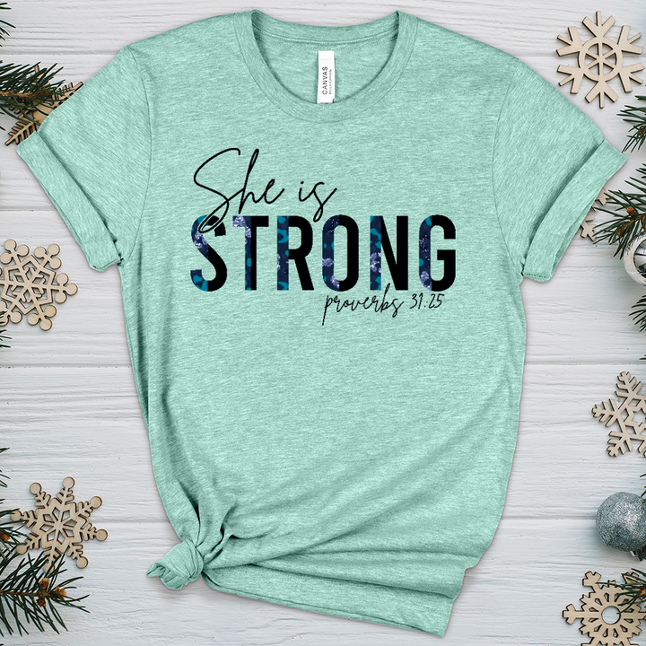 She is Strong 09 Heathered Tee