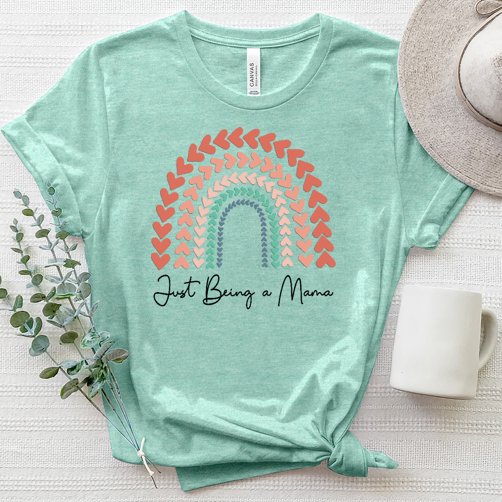 Mama Heathered Tee