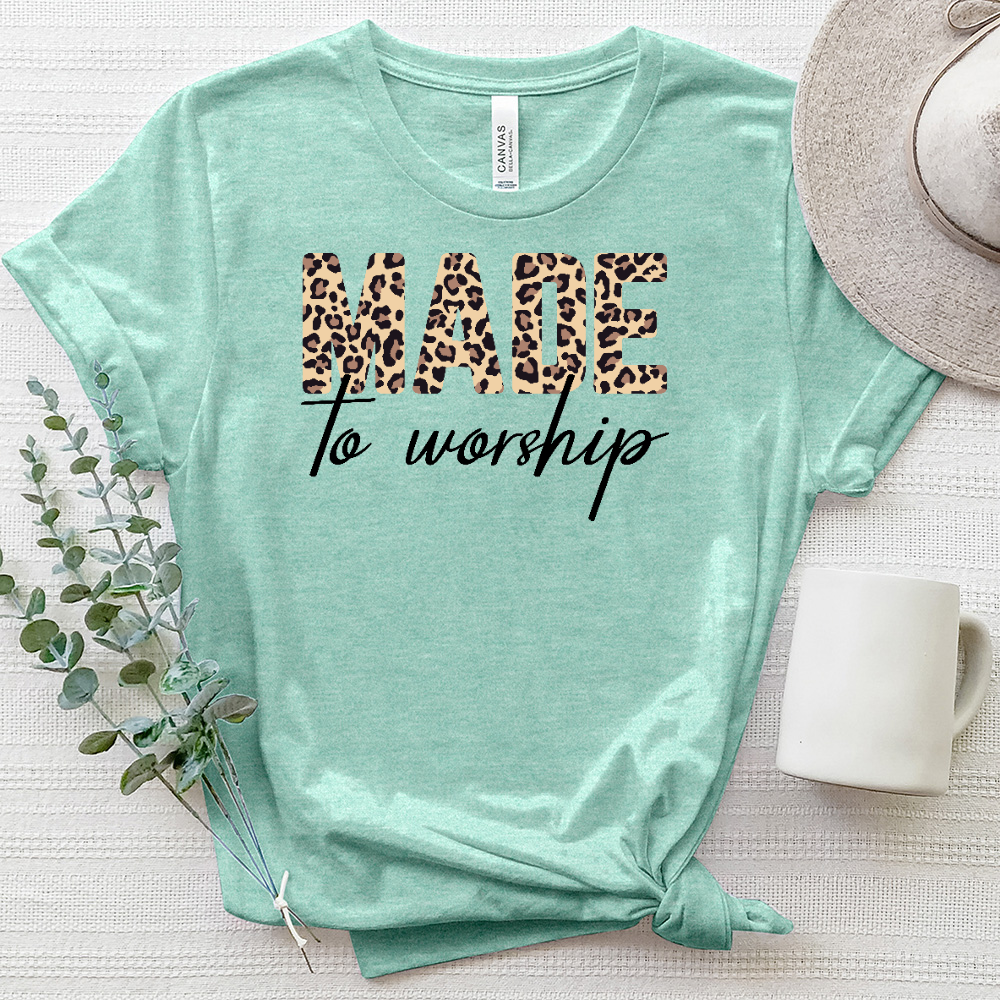 Made To Worship Heathered Tee