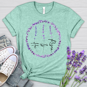 He Is Risen Heathered Tee