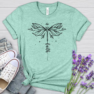 Simple Faith Dragonfly Heathered Tee