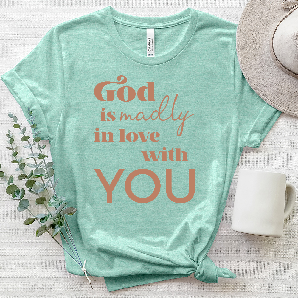 God Is Inlove With You Heathered Tee