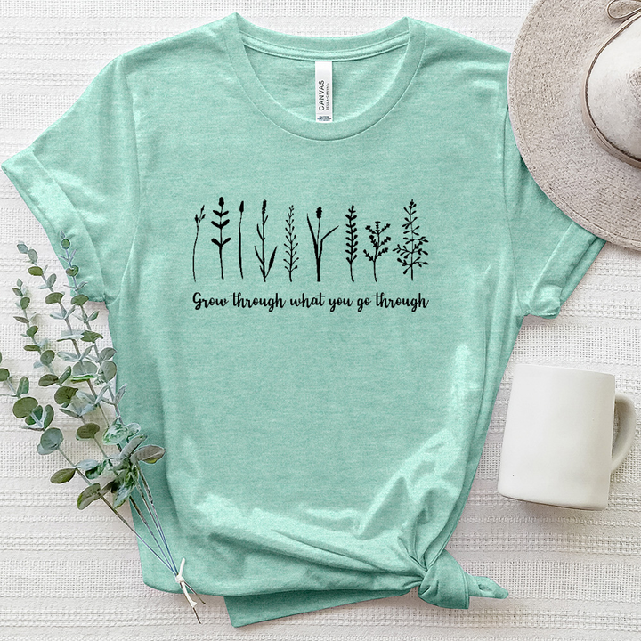 Grow Through Plant Heathered Tee