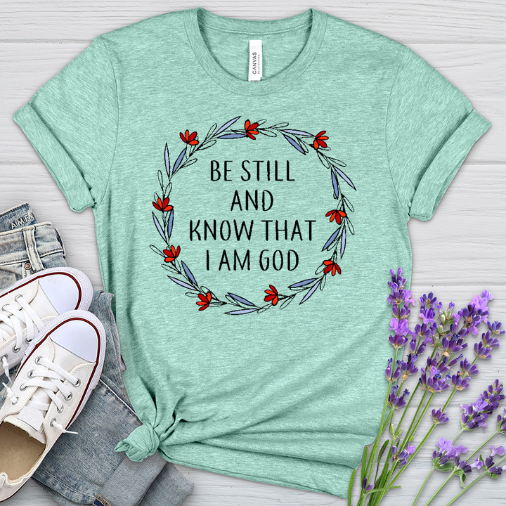 Be Still & Know Heathered Tee