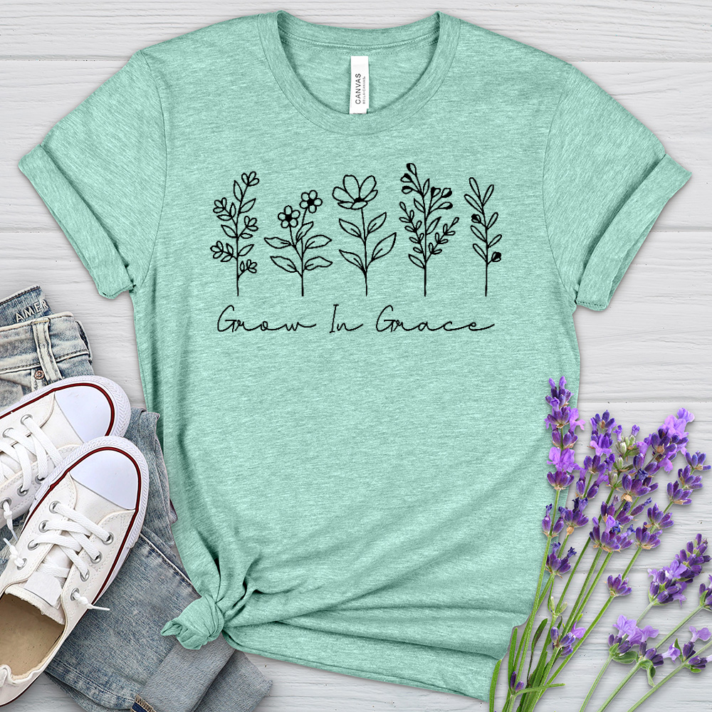 Grow In Grace Heathered Tee