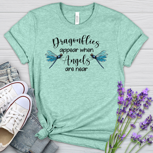 Dragonflies Appear Heathered Tee