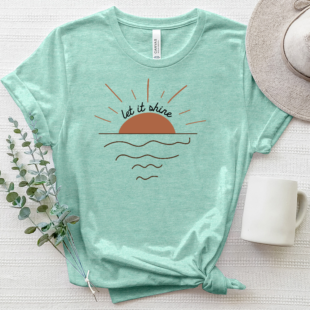 Let it Shine Heathered Tee