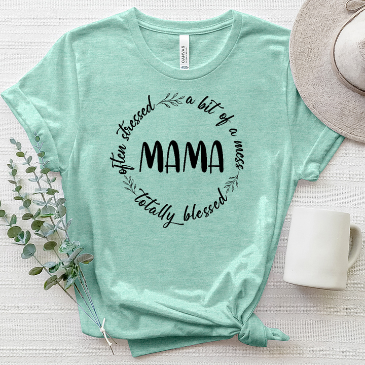 Mama Is Circle Heathered Tee