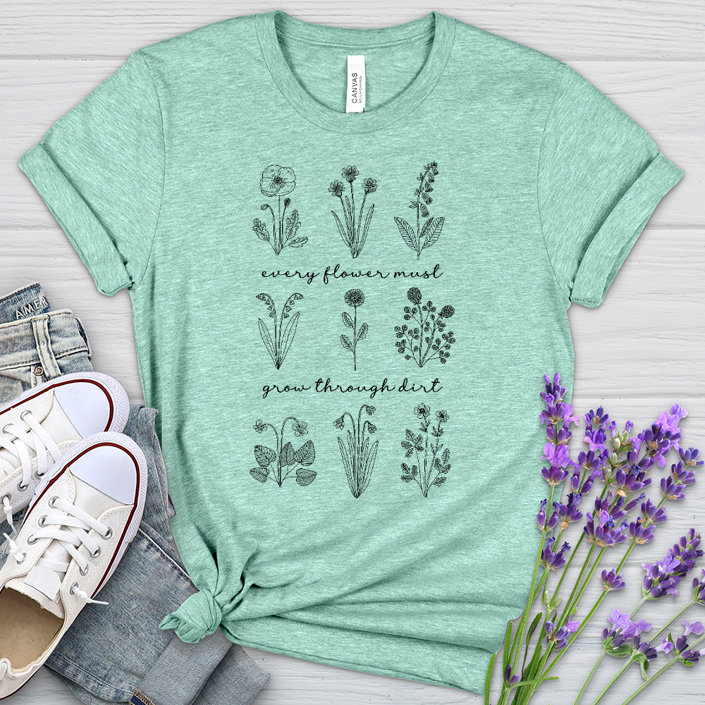 Every Flower Heathered Tee