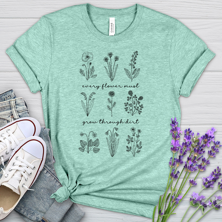 Every Flower Heathered Tee