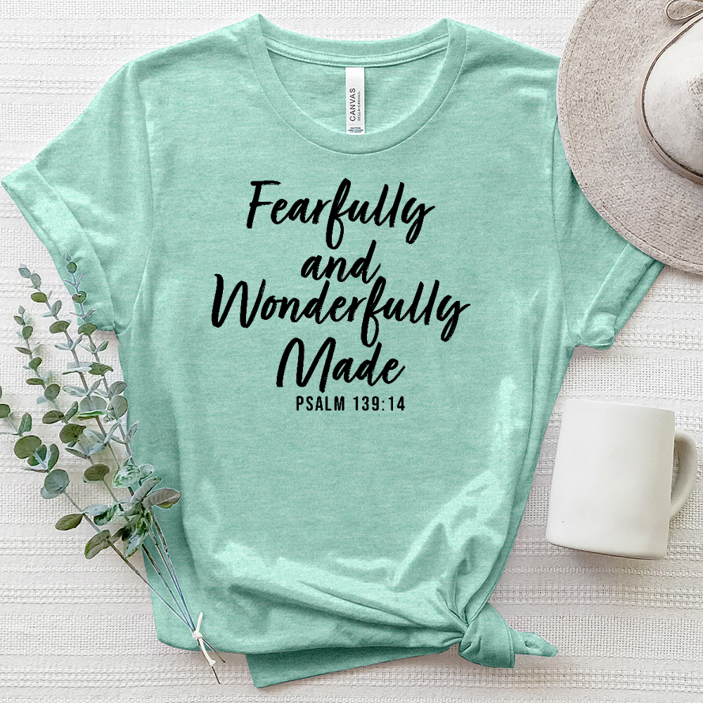 Fearfully and Wonderfully Made Heathered Tee