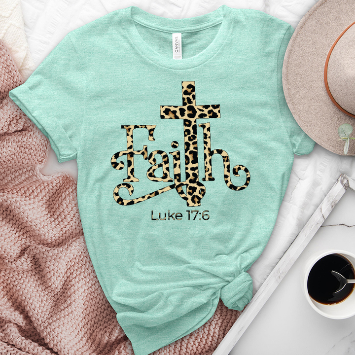 Faith Leopard Tee