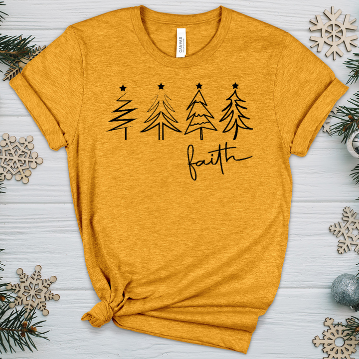 Faith Forest Heathered Tee