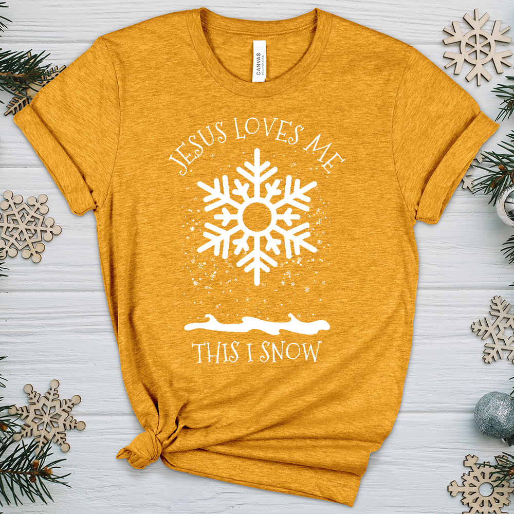 This I Snow Heathered Tee