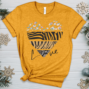 Love Is Wild 9 Heathered Tee