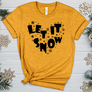 Let It Snow Heathered Tee