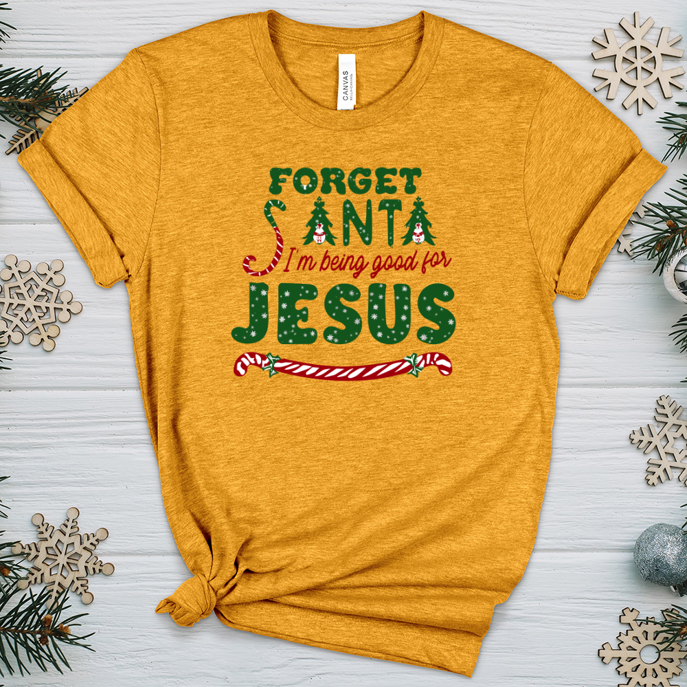 Forget Santa Heathered Tee