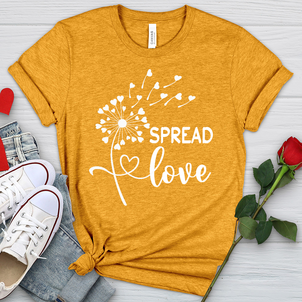 Spread Love Heathered Tee