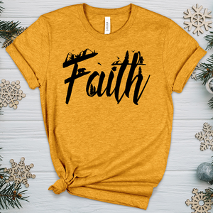 faith bear 01 Heathered Tee