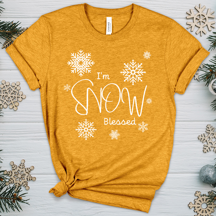 I'm Snow Blessed Heathered Tee