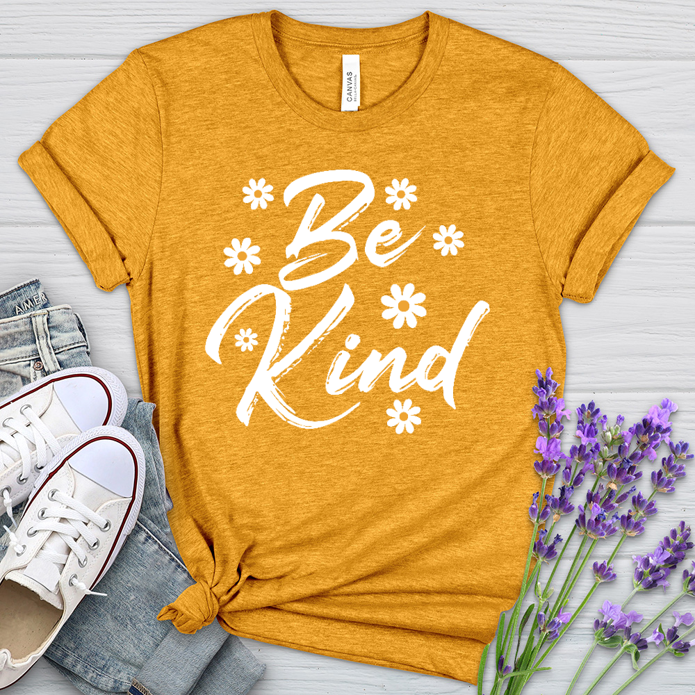 Be Kind Retro Heathered Tee