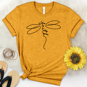 Faith Dragonfly Heathered Tee