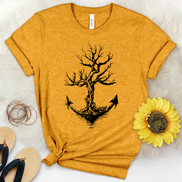 Anchored Heathered Tee