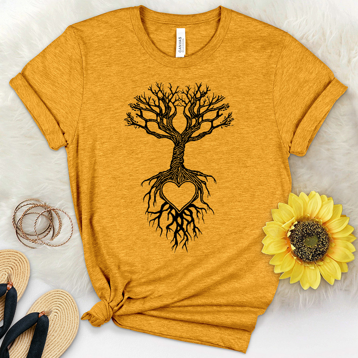 Tree of Love Heathered Tee