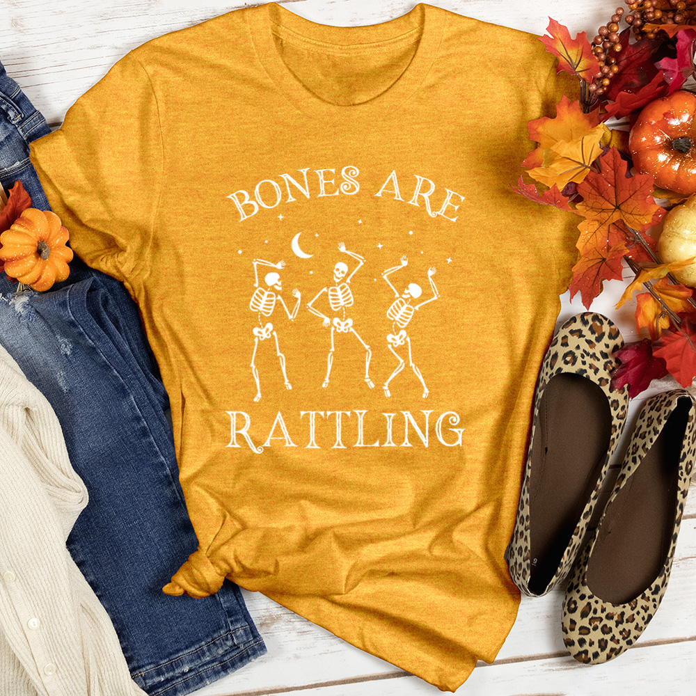 Bones Are Rattling Heathered Tee