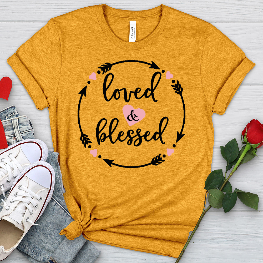 Loves & Blessed Heathered Tee