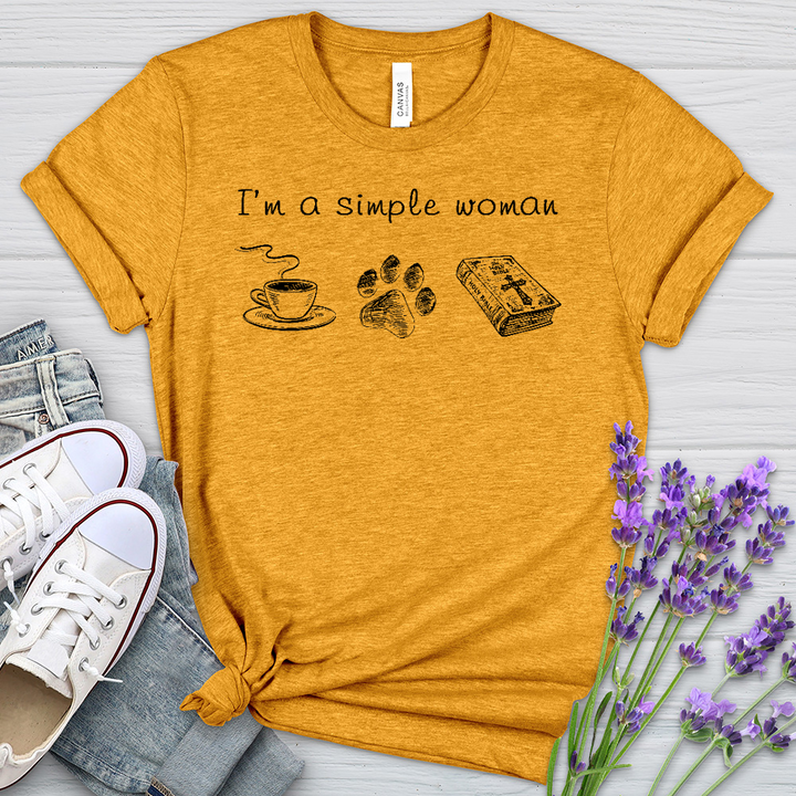 Simple Woman Heathered Tee