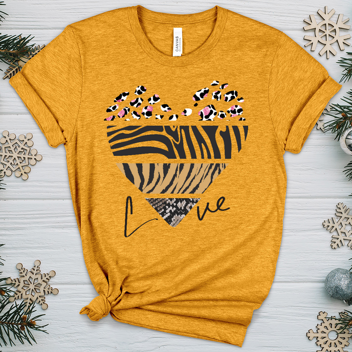 Love Is Wild 7 Heathered Tee