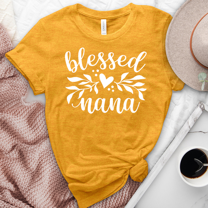 Blessed Nana Heathered Tee