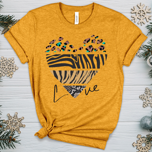 Love Is Wild 3 Heathered Tee