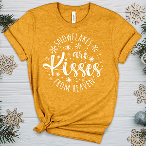 Snowflake Kisses Heathered Tee