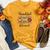 Retro Cozy Floral Trio Apples Heathered Tee