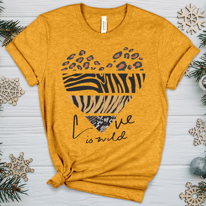 Love Is Wild Heathered Tee