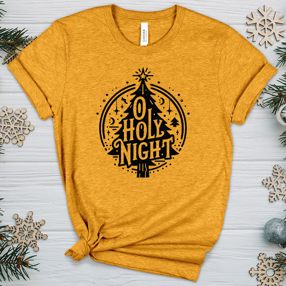 O Holy Night Heathered Tee