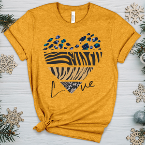 Love Is Wild 8 Heathered Tee