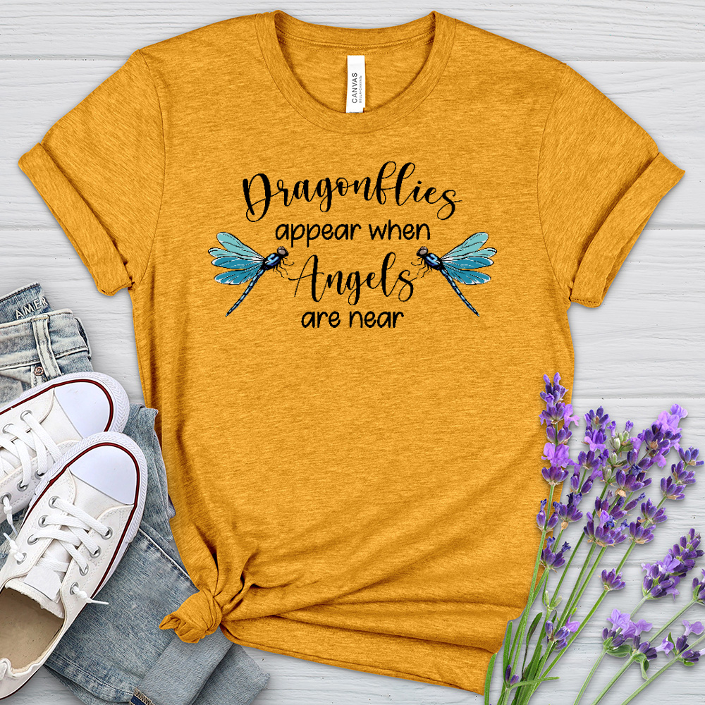 Dragonflies Appear Heathered Tee