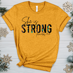 She is Strong 04 Heathered Tee