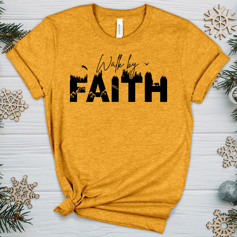 Walk By Faith Wilderness Heathered Tee