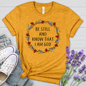 Be Still & Know Heathered Tee