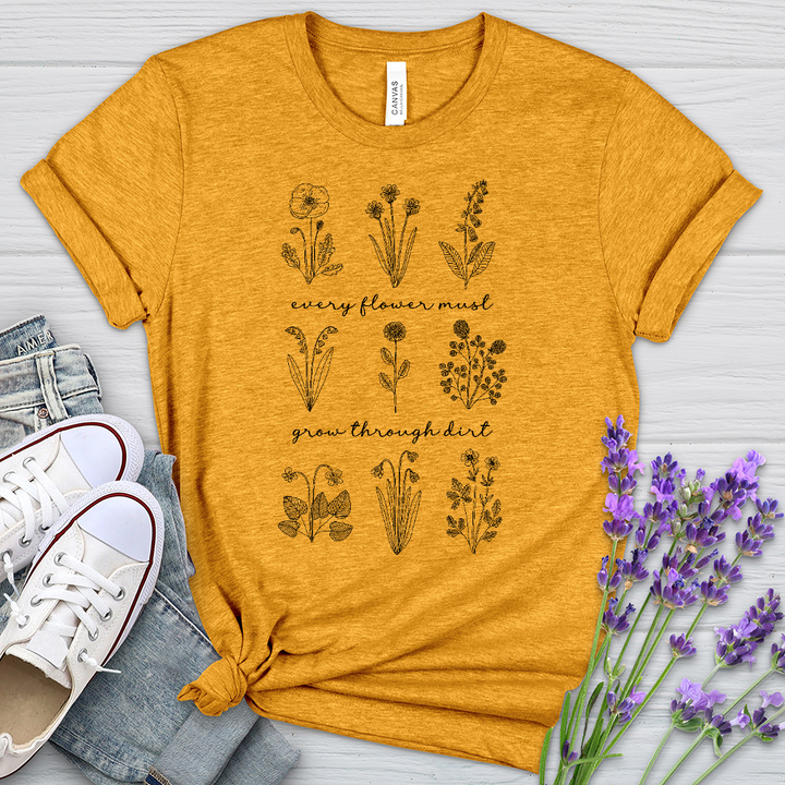 Every Flower Heathered Tee