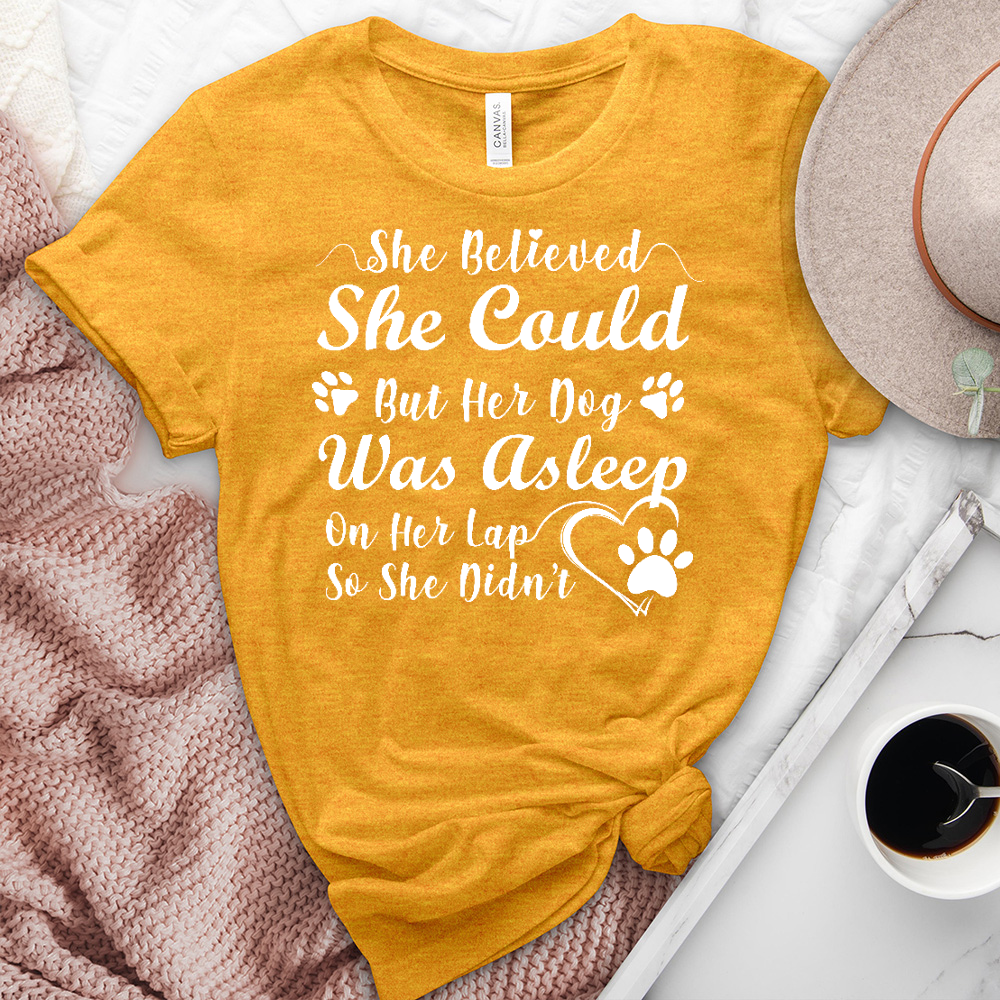 She Believed She Could Heathered Tee