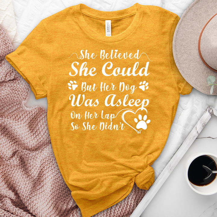 She Believed She Could Heathered Tee