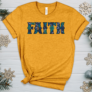 Faith Leopard P8 Heathered Tee